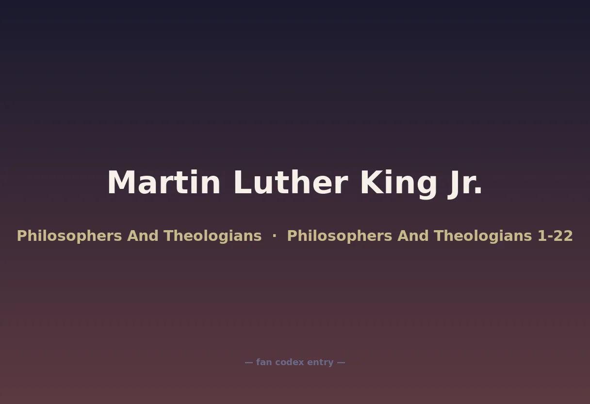 Martin Luther King Jr.
