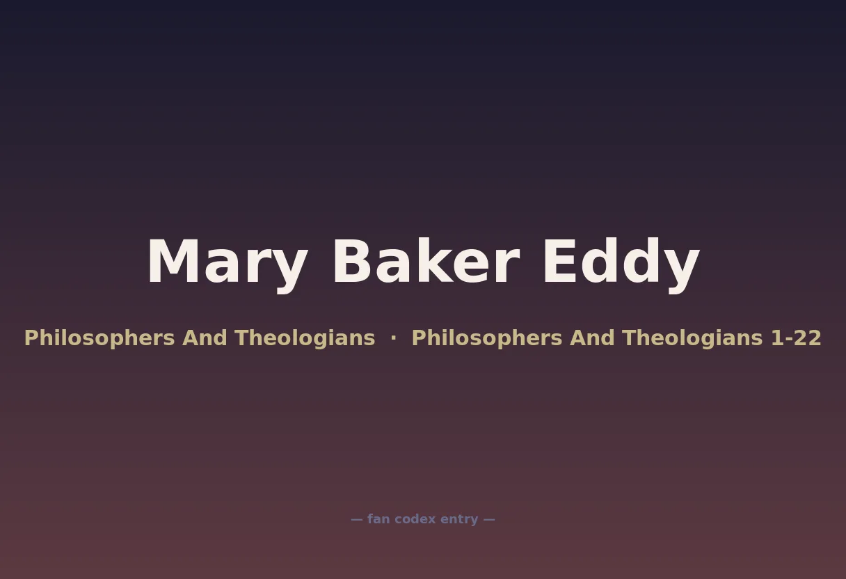 Mary Baker Eddy