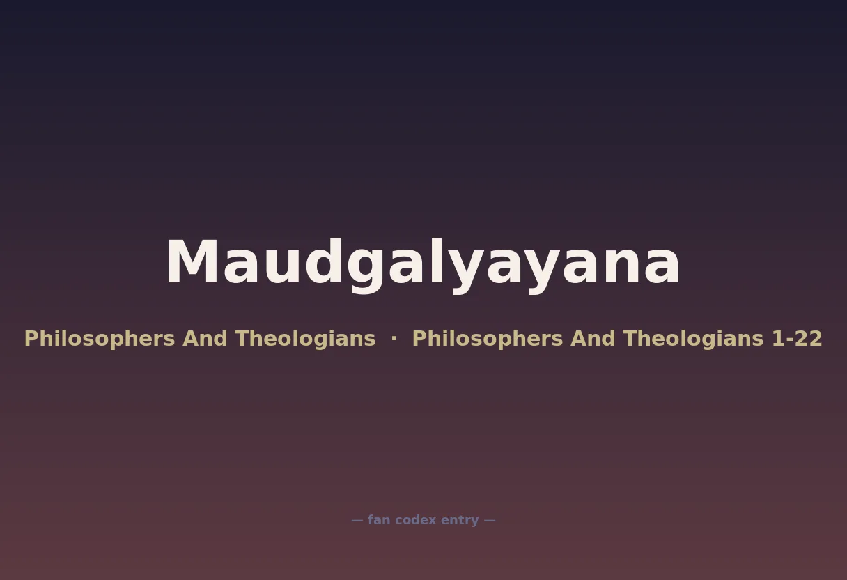Maudgalyayana