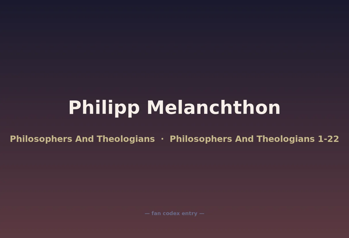 Philipp Melanchthon